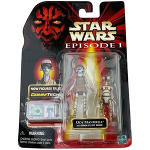 Hasbro Star Wars Episode I Ody Mandrell Otoga 222 Pit Droid Figure 1998